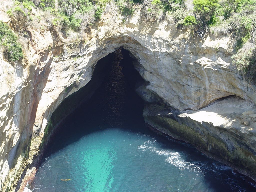 The Blowhole, along the Great Ocean Road, part of Victoria's shipwreck coast.