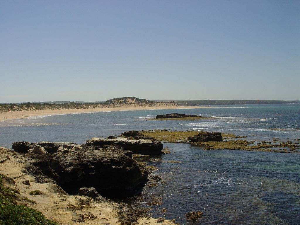Peterborough, along the Great Ocean Road, part of Victoria's shipwreck coast.