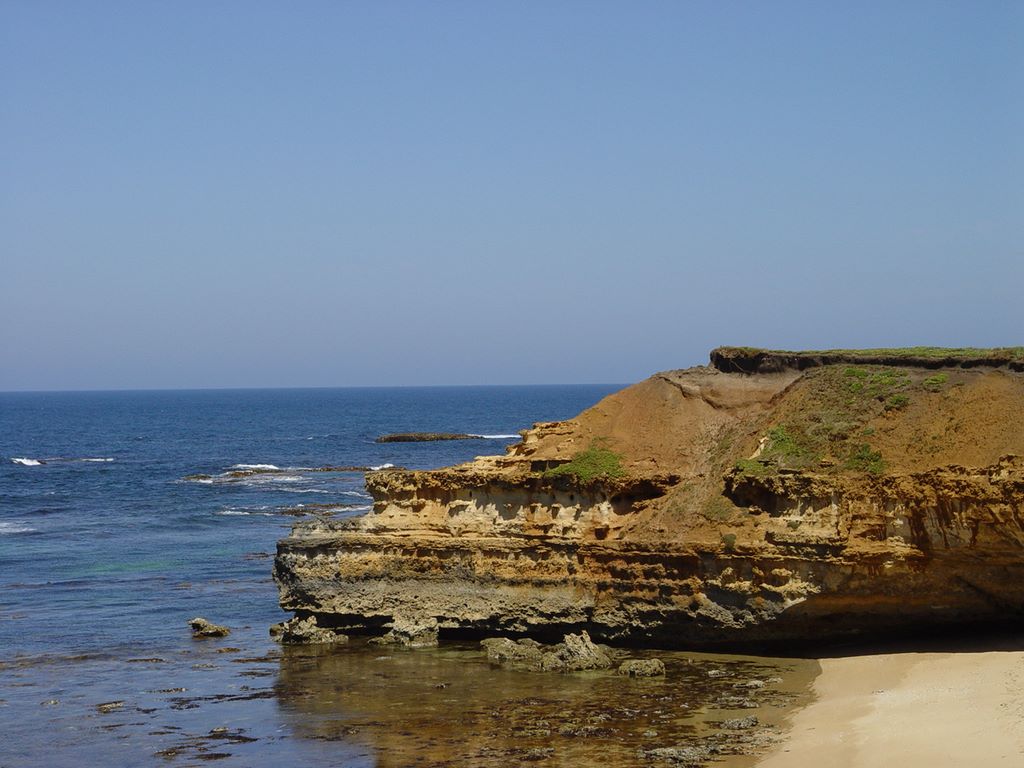 Peterborough, along the Great Ocean Road, part of Victoria's shipwreck coast.