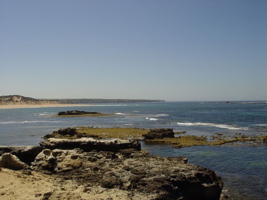 Peterborough, along the Great Ocean Road, part of Victoria's shipwreck coast.