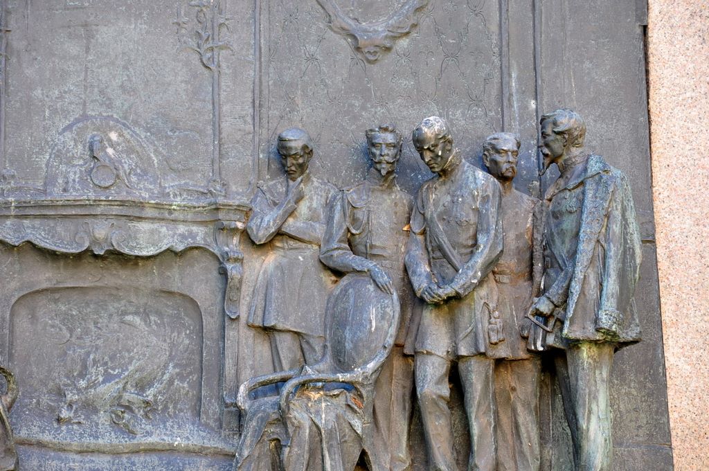 Statue of Carlo Alberto, Rome, Italy.