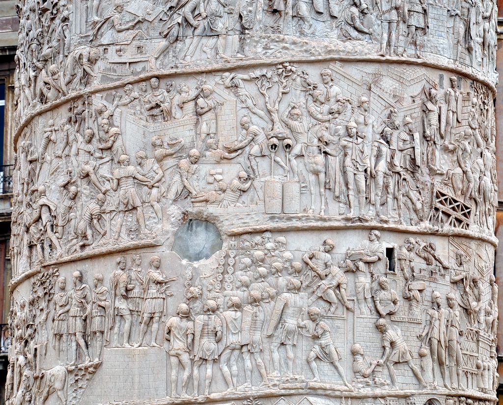 Trajan's Column, Rome, Italy.