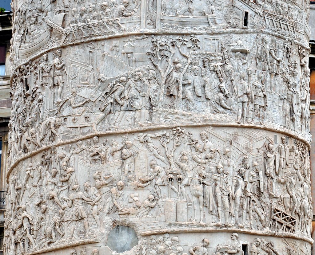 Trajan's Column, Rome, Italy.