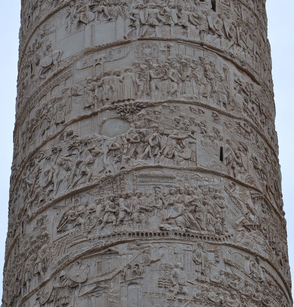 Trajan's Column, Rome, Italy.