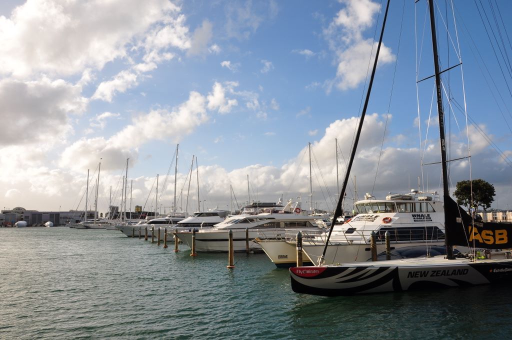 Auckland Wharf, New Zealand.