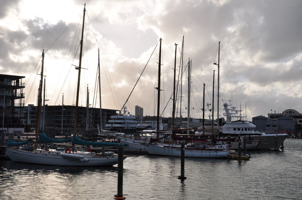 Auckland Wharf, New Zealand.