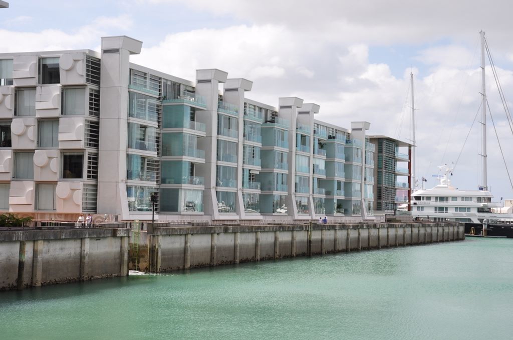 Auckland Wharf, New Zealand.