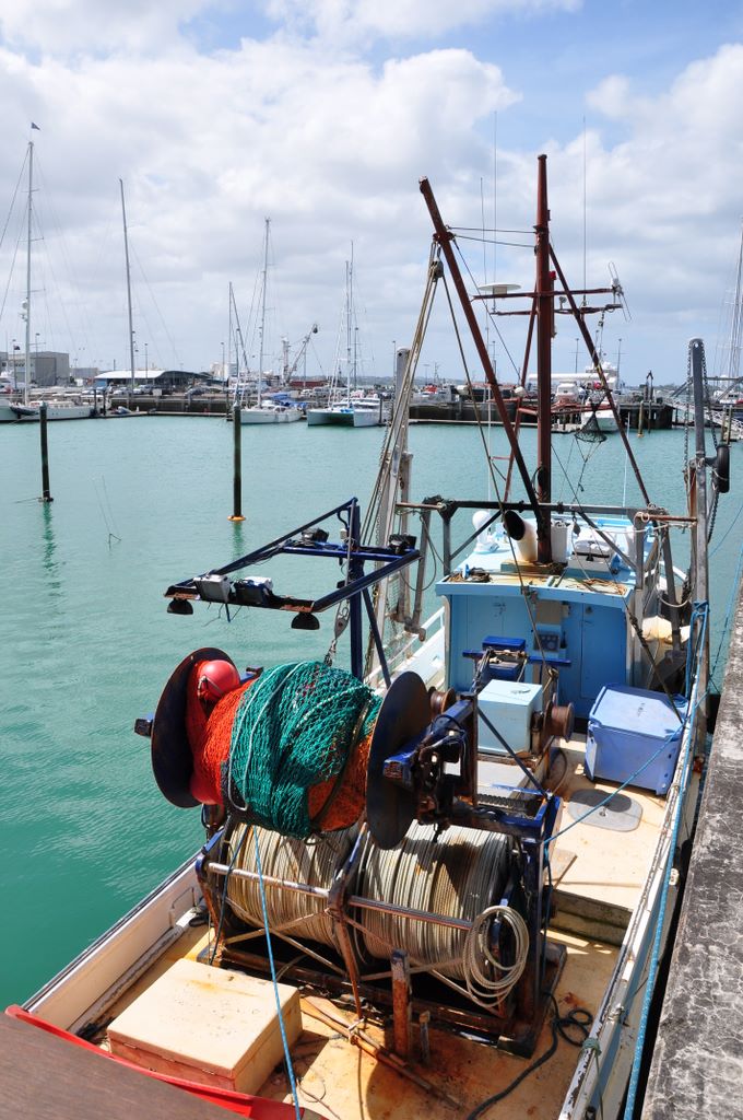 Auckland Wharf, New Zealand.