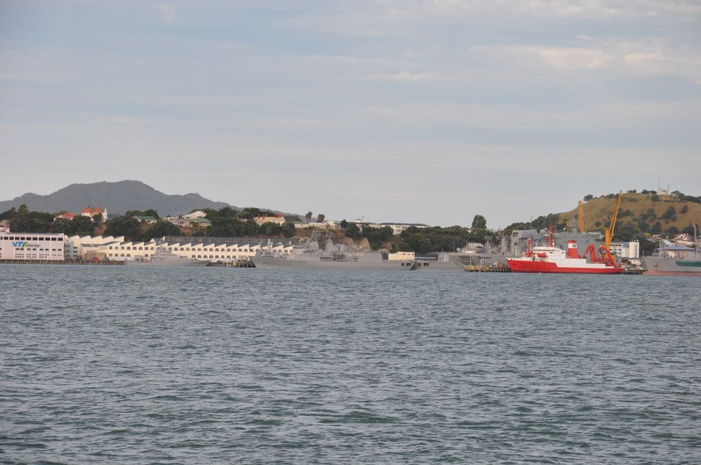 Auckland Wharf, New Zealand.