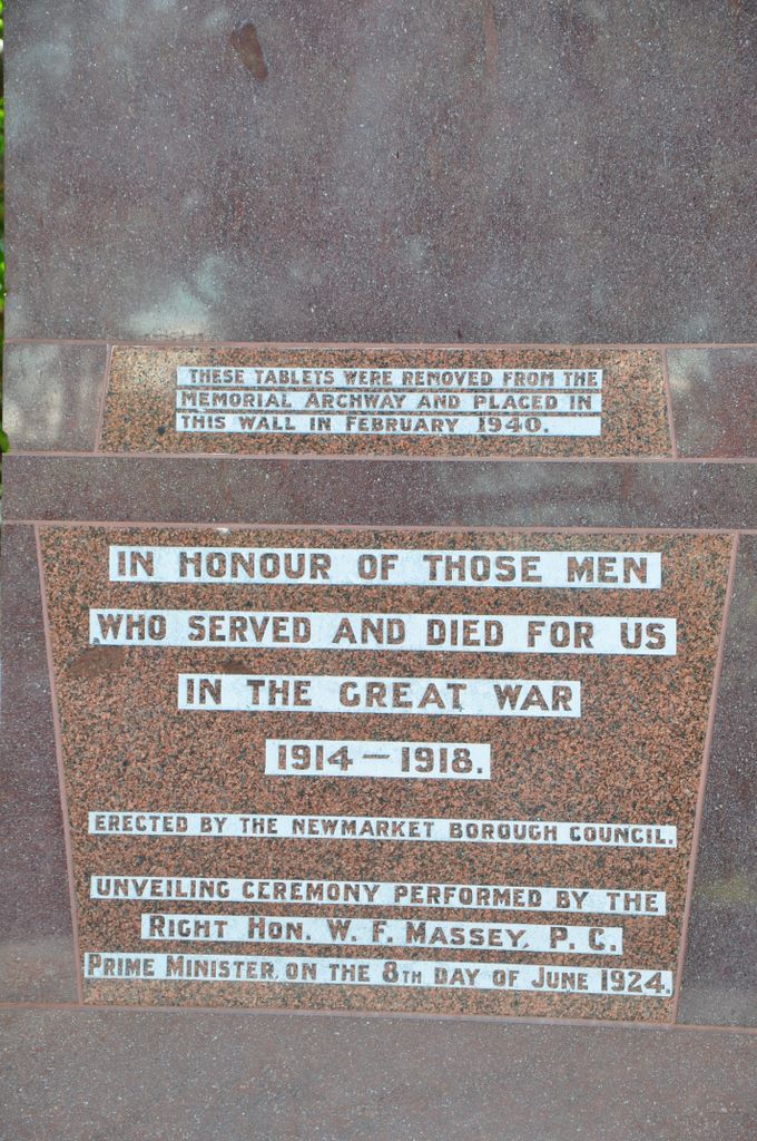 World War I and World War II War Memorial, Parnell, New Zealand