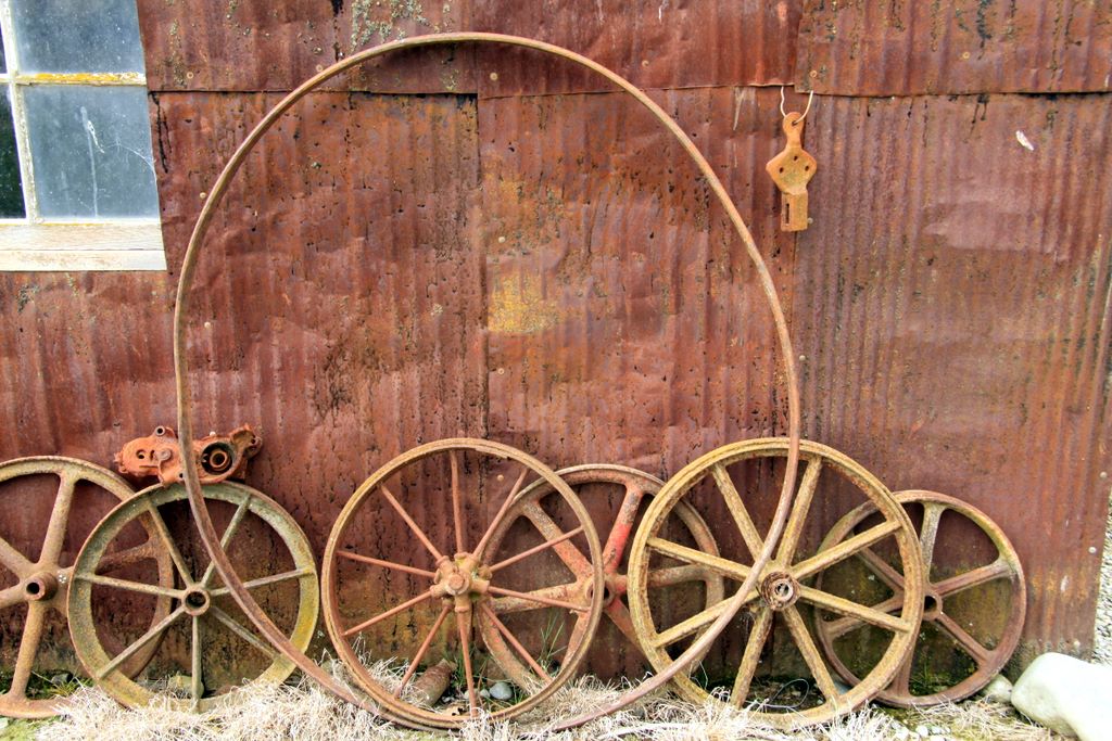 old farm machinery
