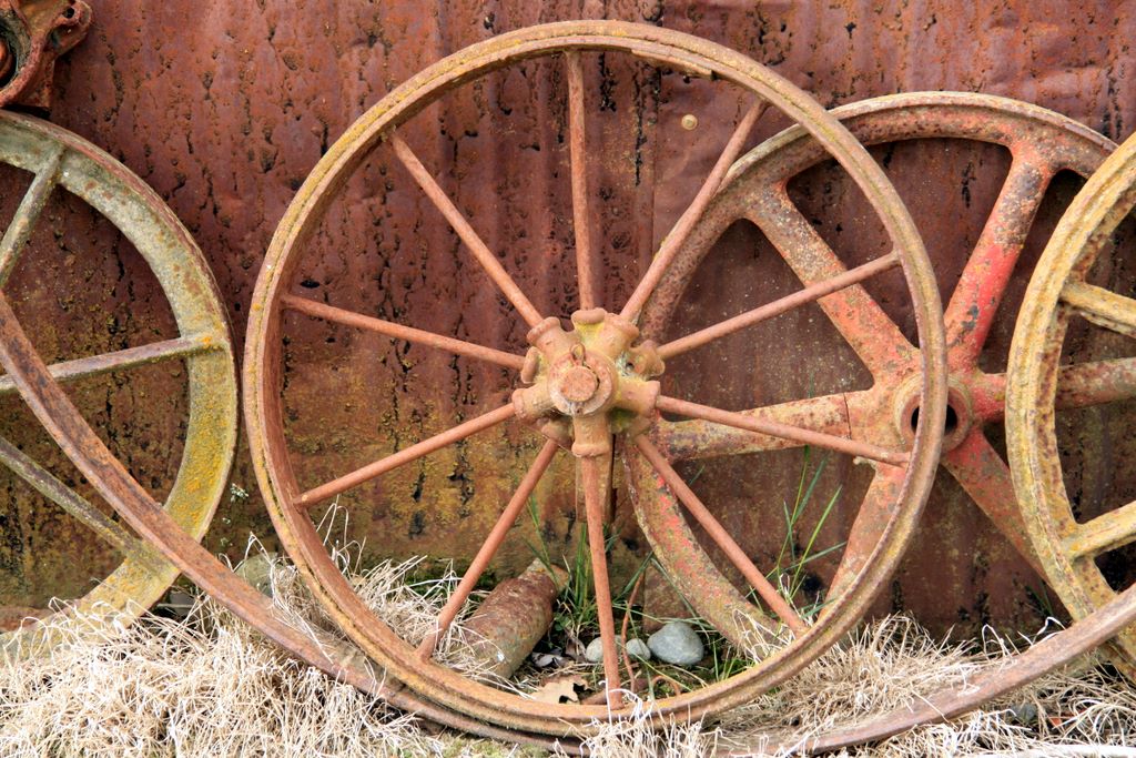 old farm machinery