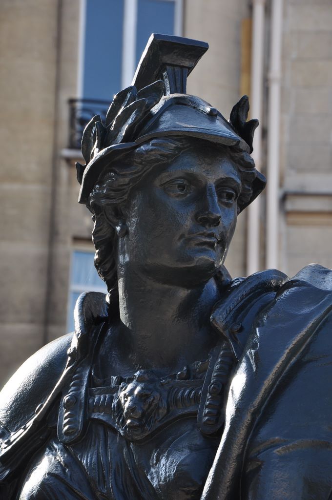 Statues outside Musee d'Orsay, Paris, France.