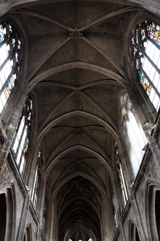 The Church of Eglise Saint-Merri located on the Rue Saint Martin.