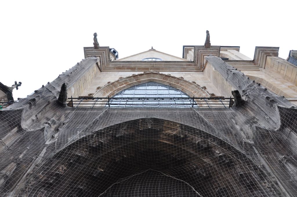 The Church of Eglise Saint-Merri located on the Rue Saint Martin.
