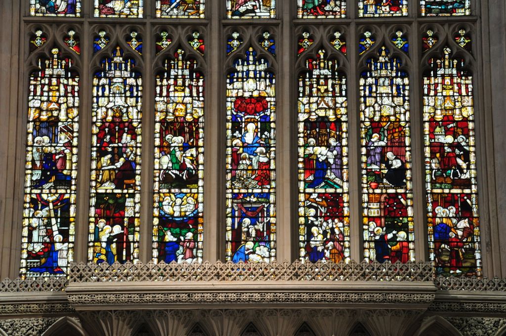 The Abbey Church of Saint Peter and Saint Paul, Bath Abbey, Bath, UK