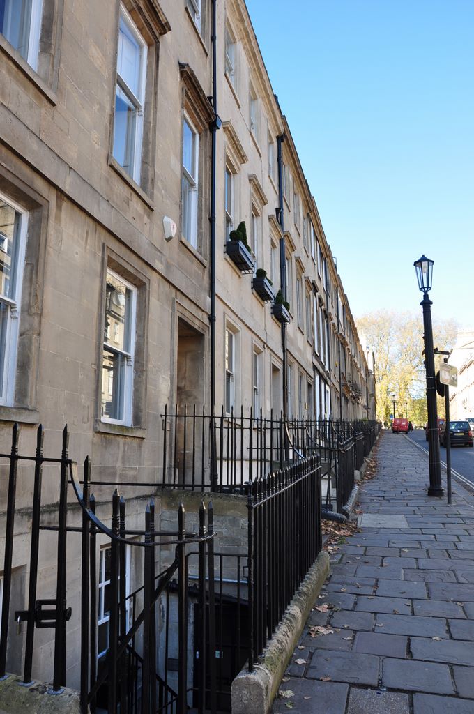 The streets of Bath, UK.