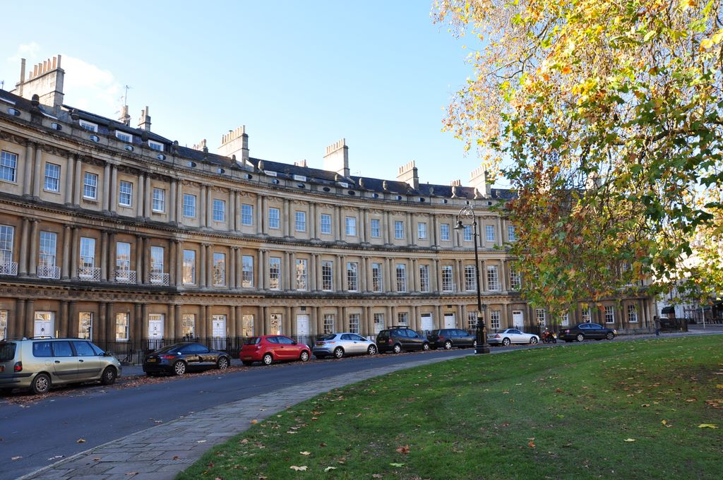 The streets of Bath, UK.