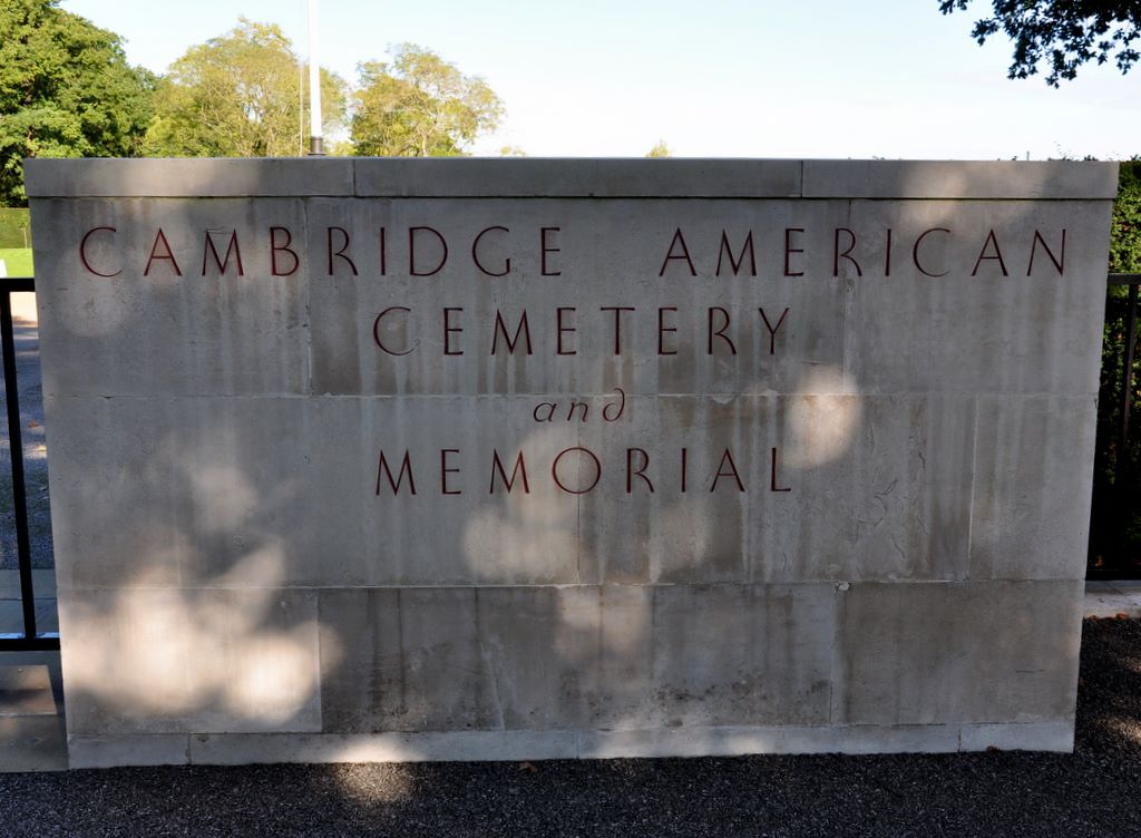 Cambridge American Cemetery and Memorial, Cambridge, UK.