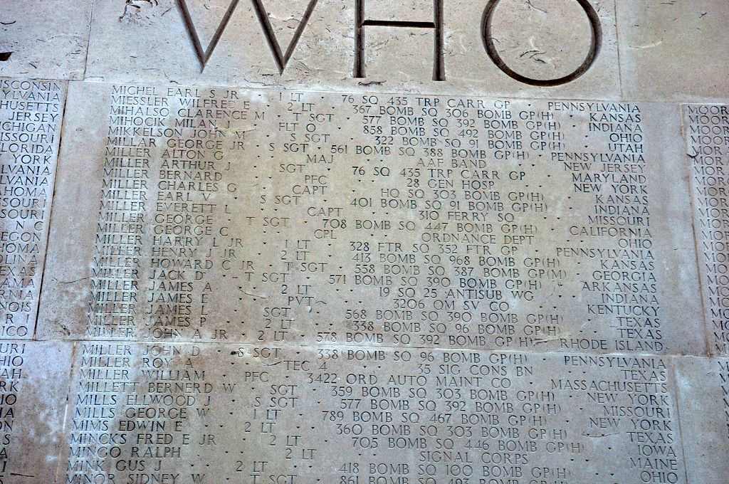 Cambridge American Cemetery and Memorial, Cambridge, UK.