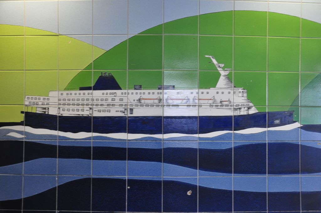 Maritime Heritage Mural, Townwall Street, Dover. (1993)