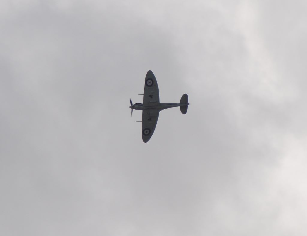 Spitfire over Hellfire Corner.