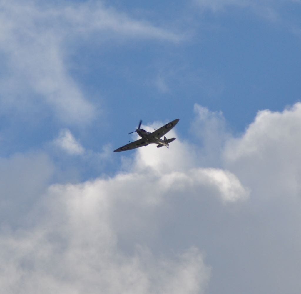 Spitfire over Hellfire Corner.
