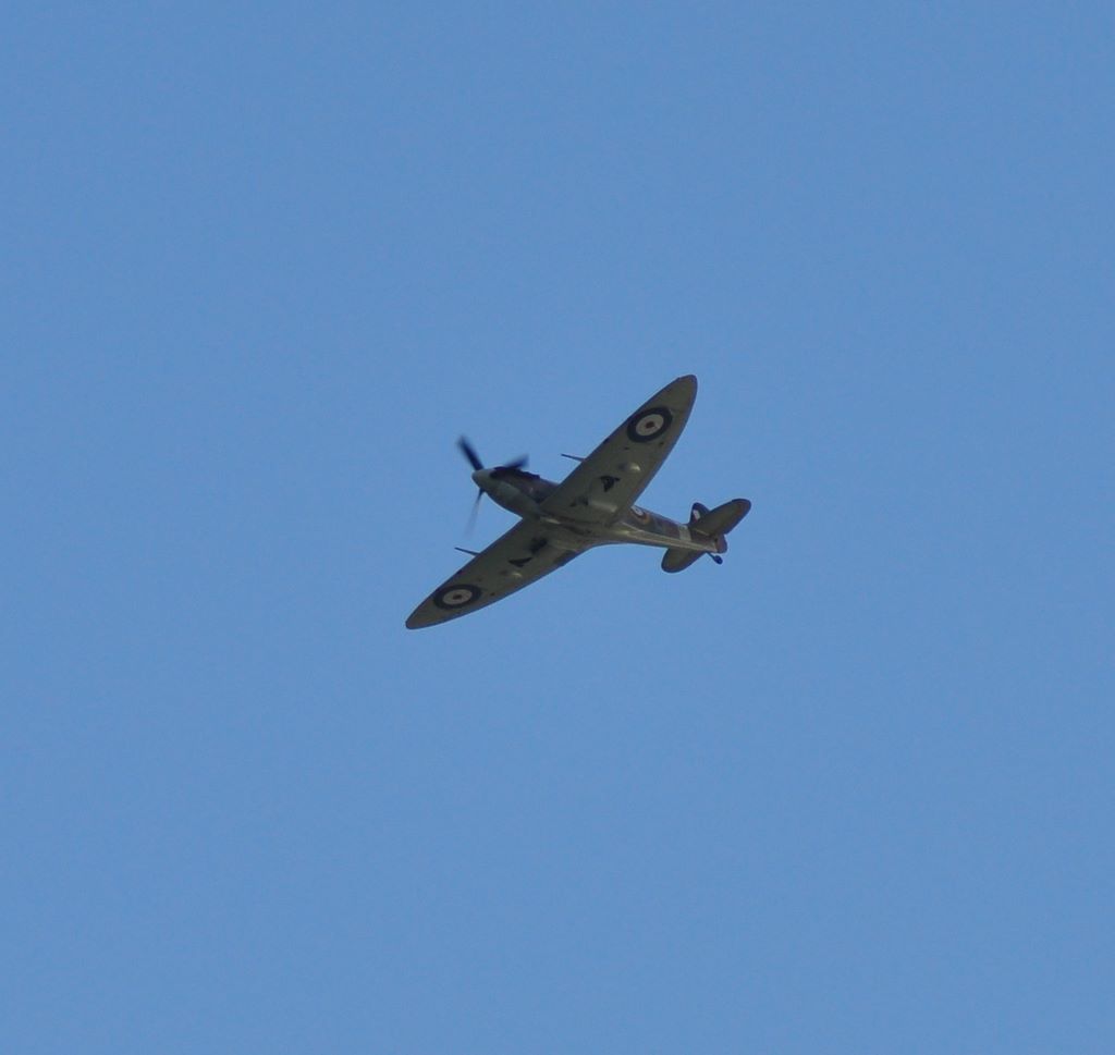 Spitfire over Hellfire Corner.