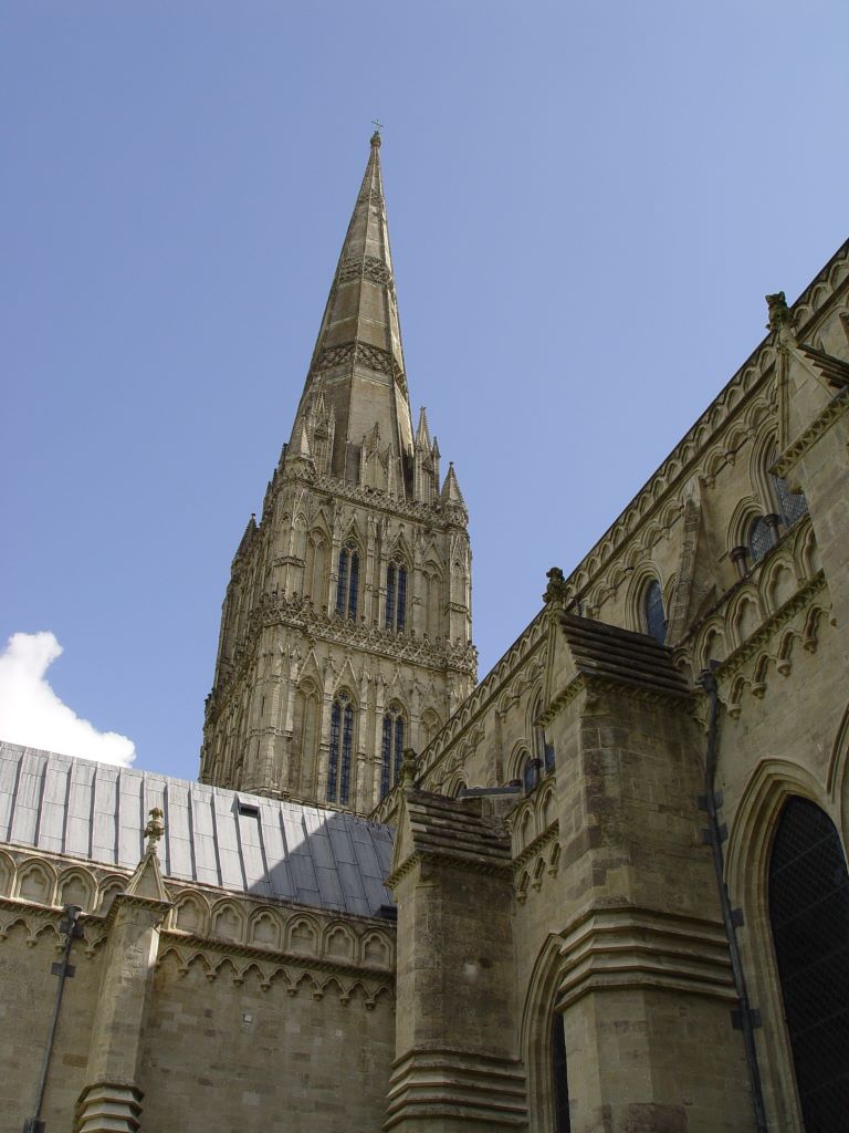 Salisbury Cathedral, Cathedral of Saint Mary, Salisbury, UK.